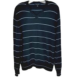 Banana Republic Men's L Silk Cashmere Striped